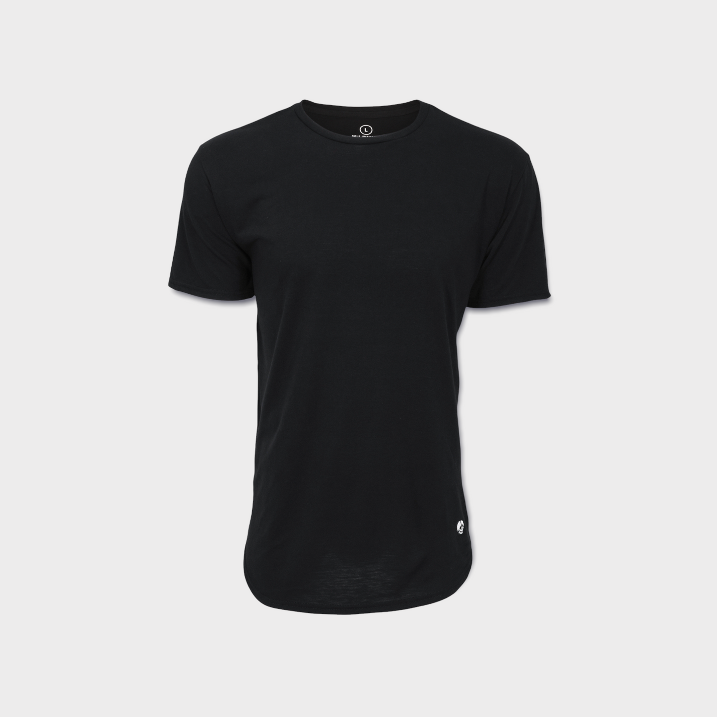 The Player Curved Hem Tee- Navy