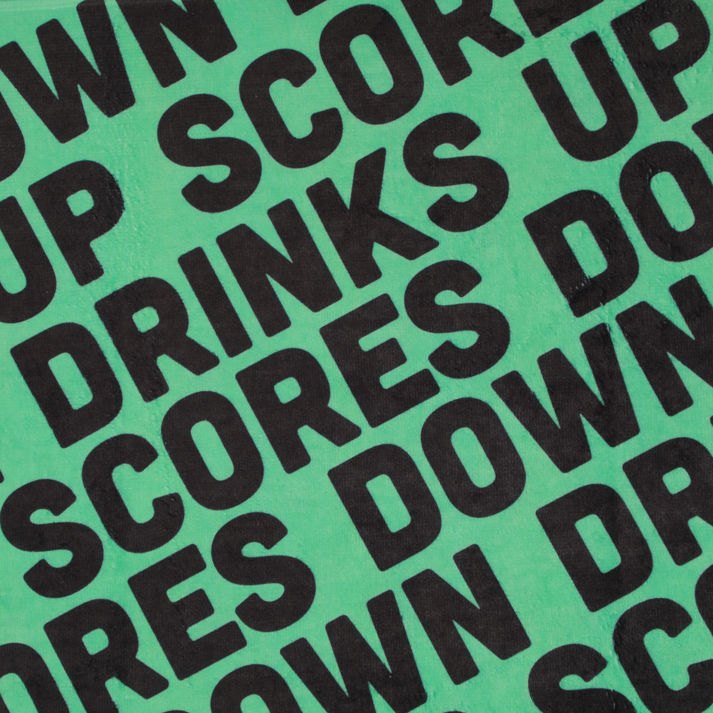 Drinks Up Scores Down Towel 22" x 42"